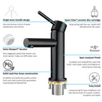Solid Brass Bathroom Basin Faucet-AB000005
