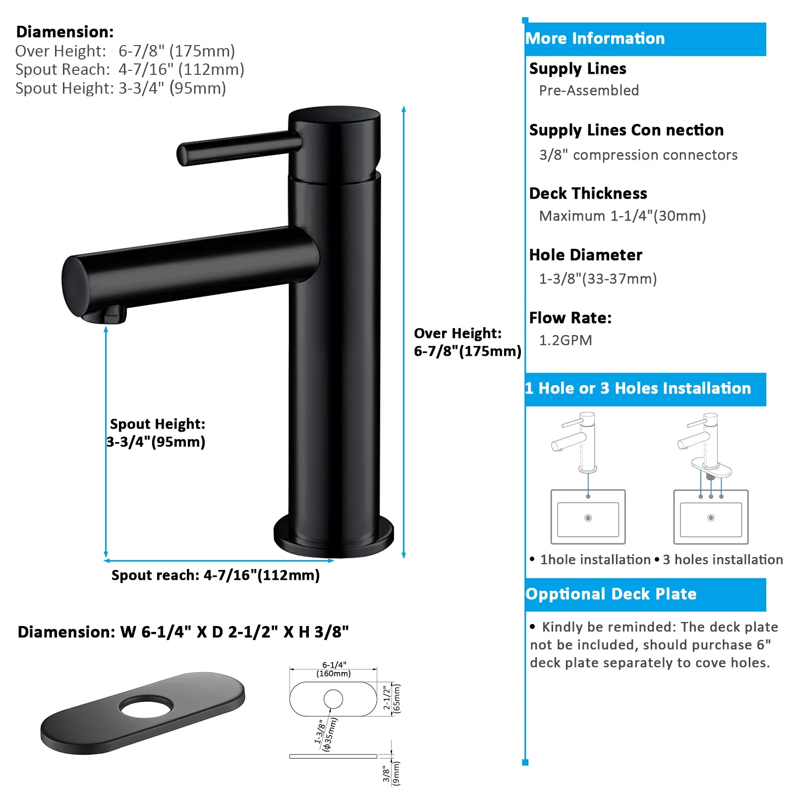 Solid Brass Bathroom Basin Faucet-AB000005