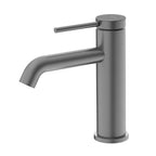 Single Handle Bathroom Basin Faucet – Solid Brass Vanity Tap with Neoperl Aerator AB000006 Brushed Gun Metal