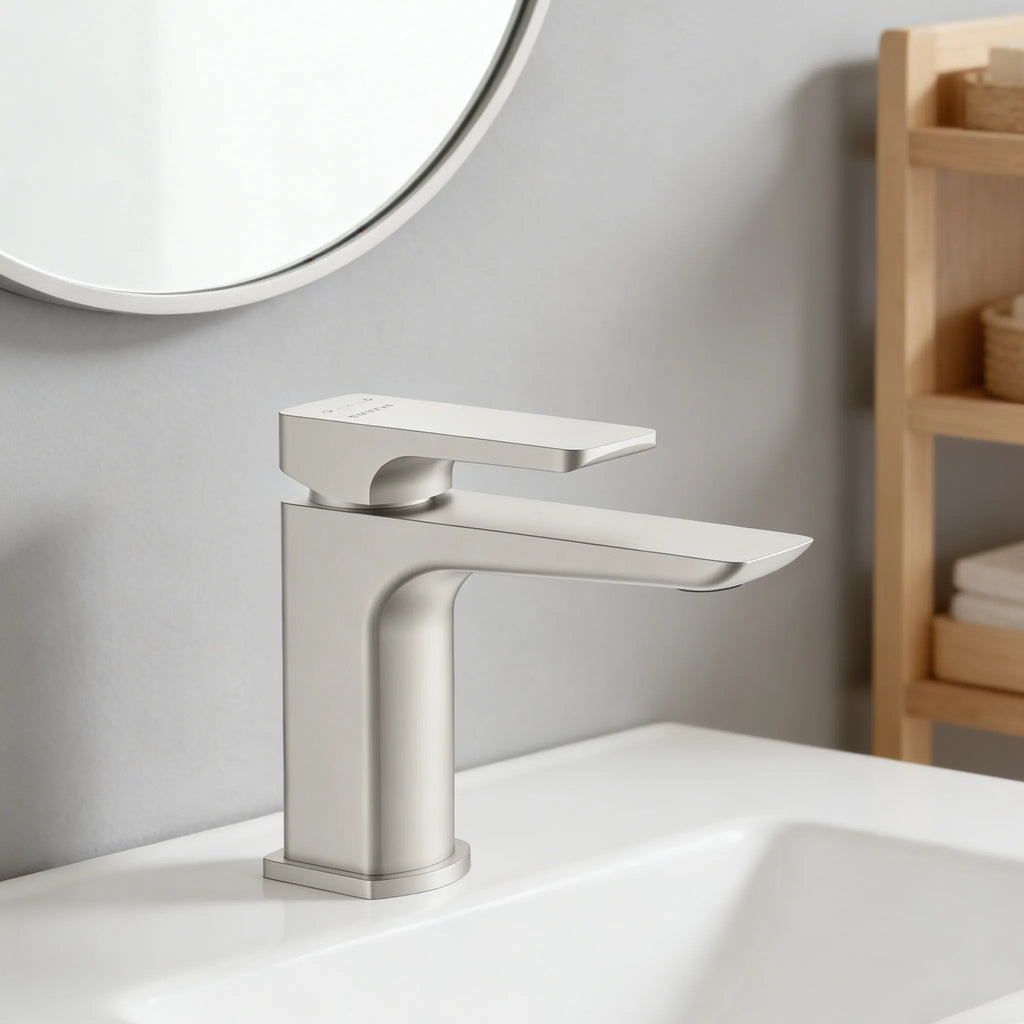 Single Lever Bathroom Vanity Basin Faucet – Smooth Water Flow Control – AB000007