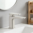 Single Lever Bathroom Vanity Basin Faucet – Smooth Water Flow Control – AB000007
