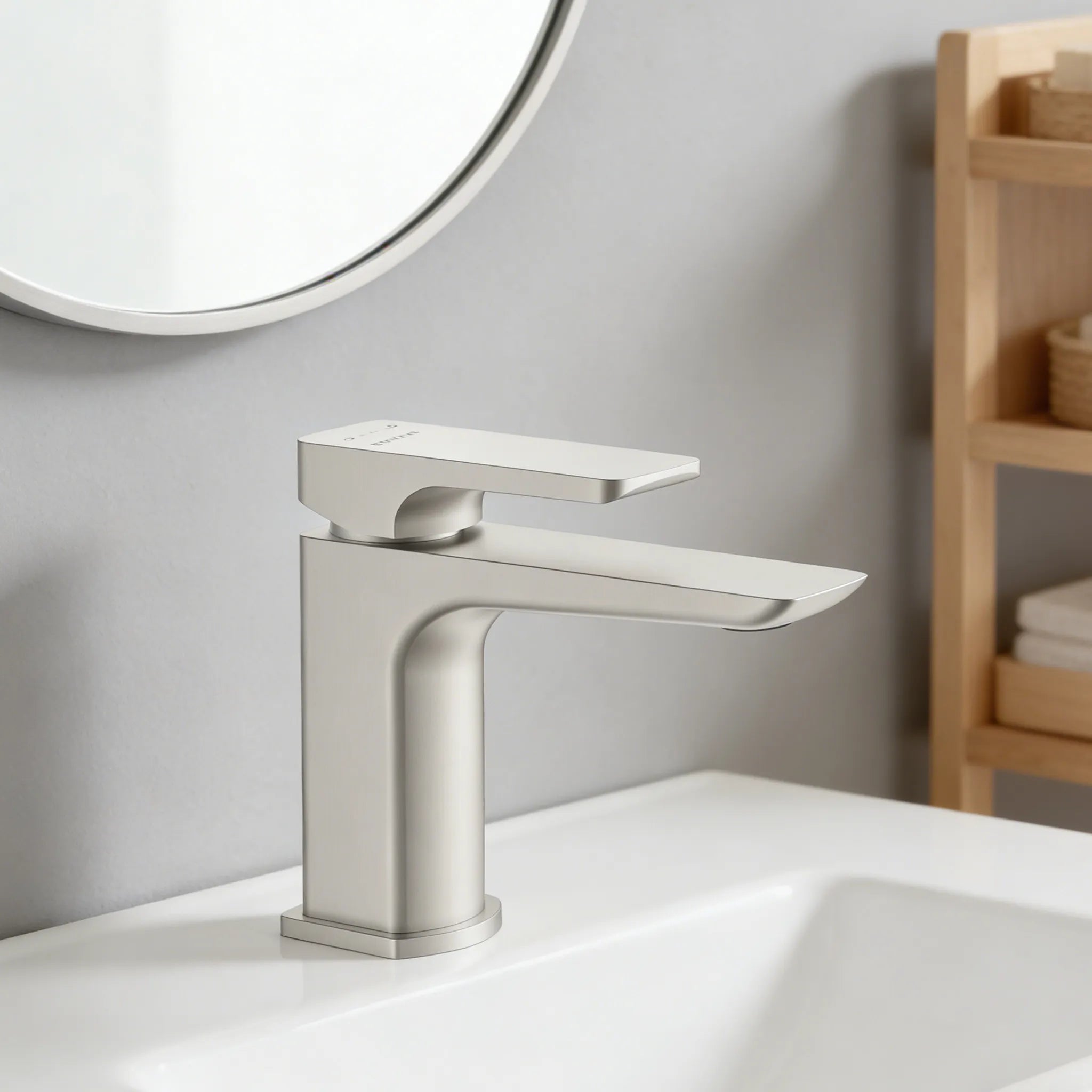 Single Lever Bathroom Vanity Basin Faucet – Smooth Water Flow Control – AB000007