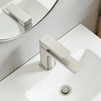 Single Lever Bathroom Vanity Basin Faucet – Smooth Water Flow Control – AB000007