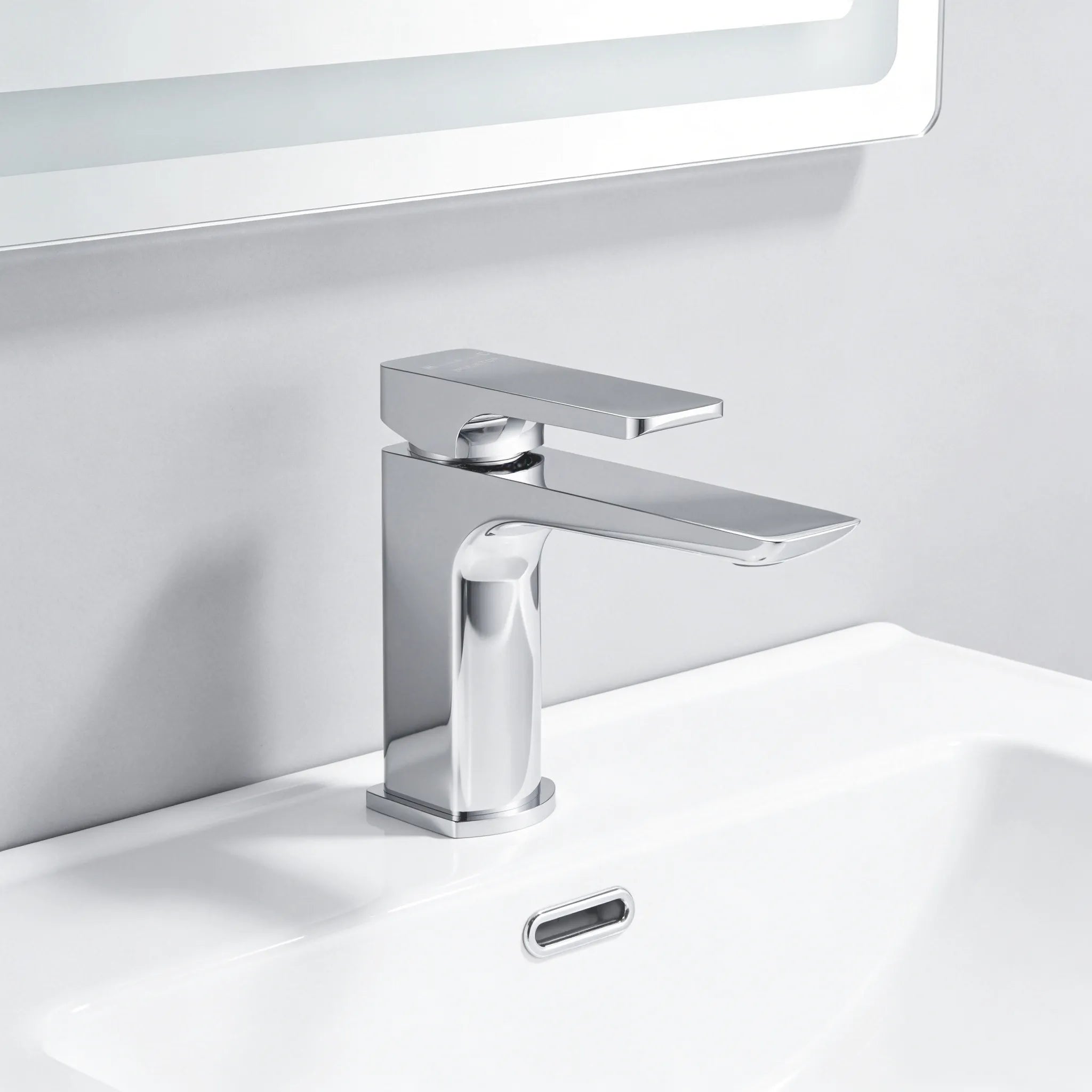 Single Lever Bathroom Vanity Basin Faucet – Smooth Water Flow Control – AB000007