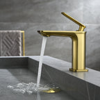 Single Handle Lead-Free Bathroom Basin Faucet – Coin Slot Aerator – AB000011