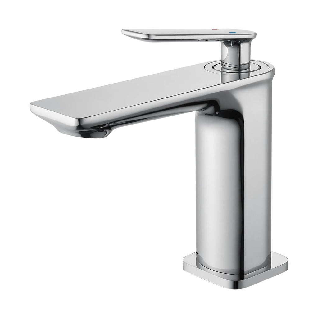 Single Handle Lead-Free Bathroom Basin Faucet – Coin Slot Aerator – AB000011 Chrome
