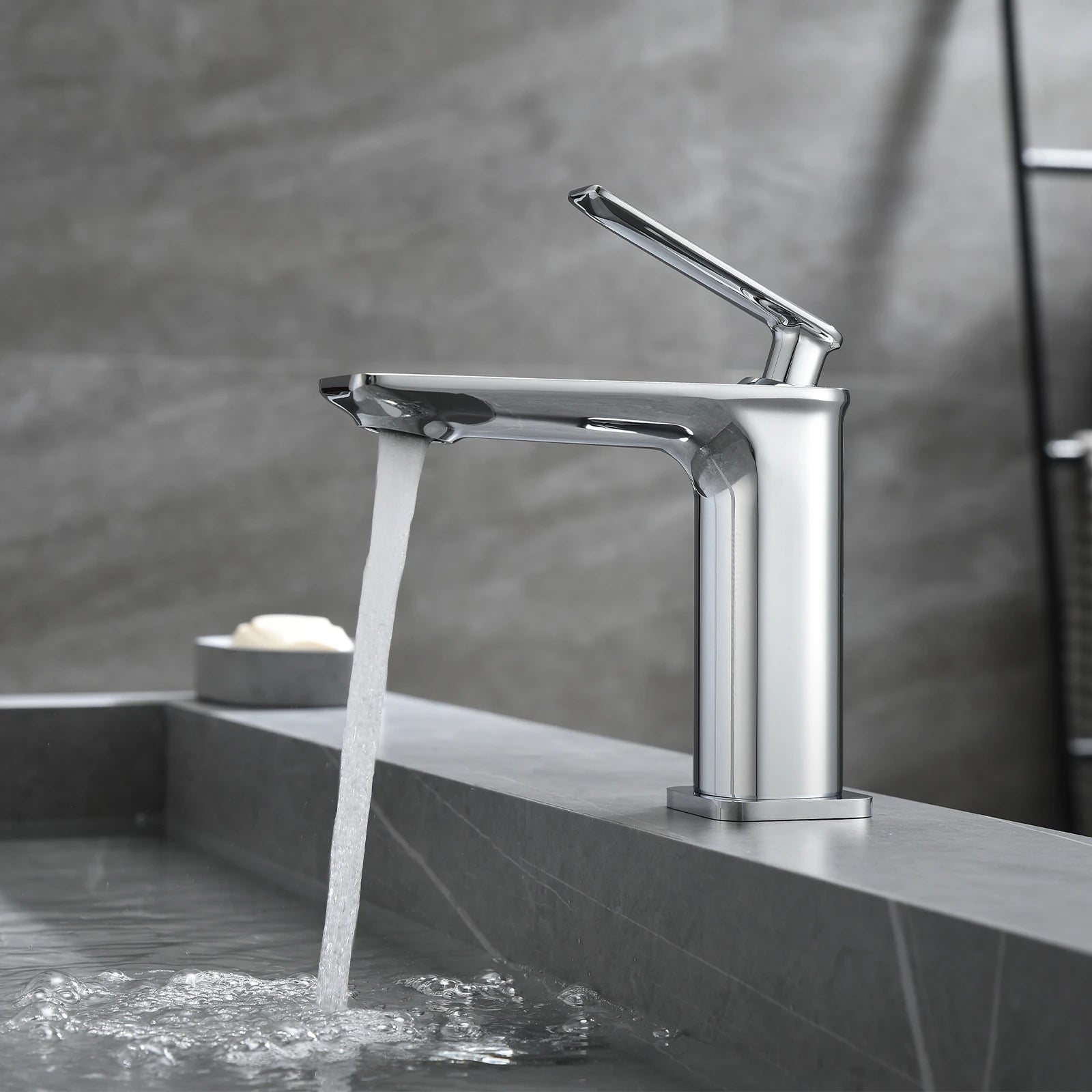 Single Handle Lead-Free Bathroom Basin Faucet – Coin Slot Aerator – AB000011