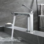 Single Handle Lead-Free Bathroom Basin Faucet – Coin Slot Aerator – AB000011