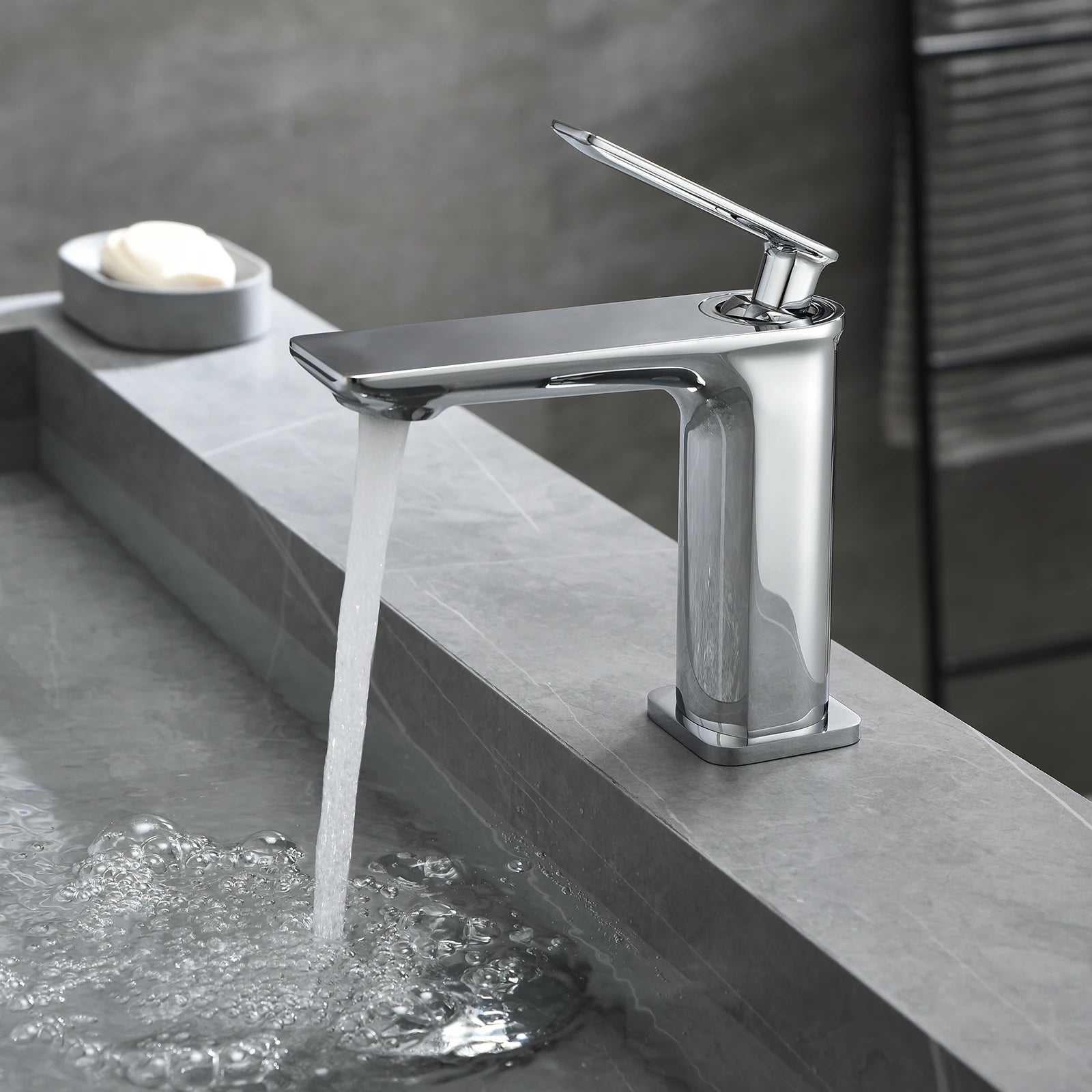 Single Handle Lead-Free Bathroom Basin Faucet – Coin Slot Aerator – AB000011