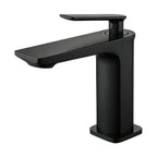 Single Handle Lead-Free Bathroom Basin Faucet – Coin Slot Aerator – AB000011 Matte Black