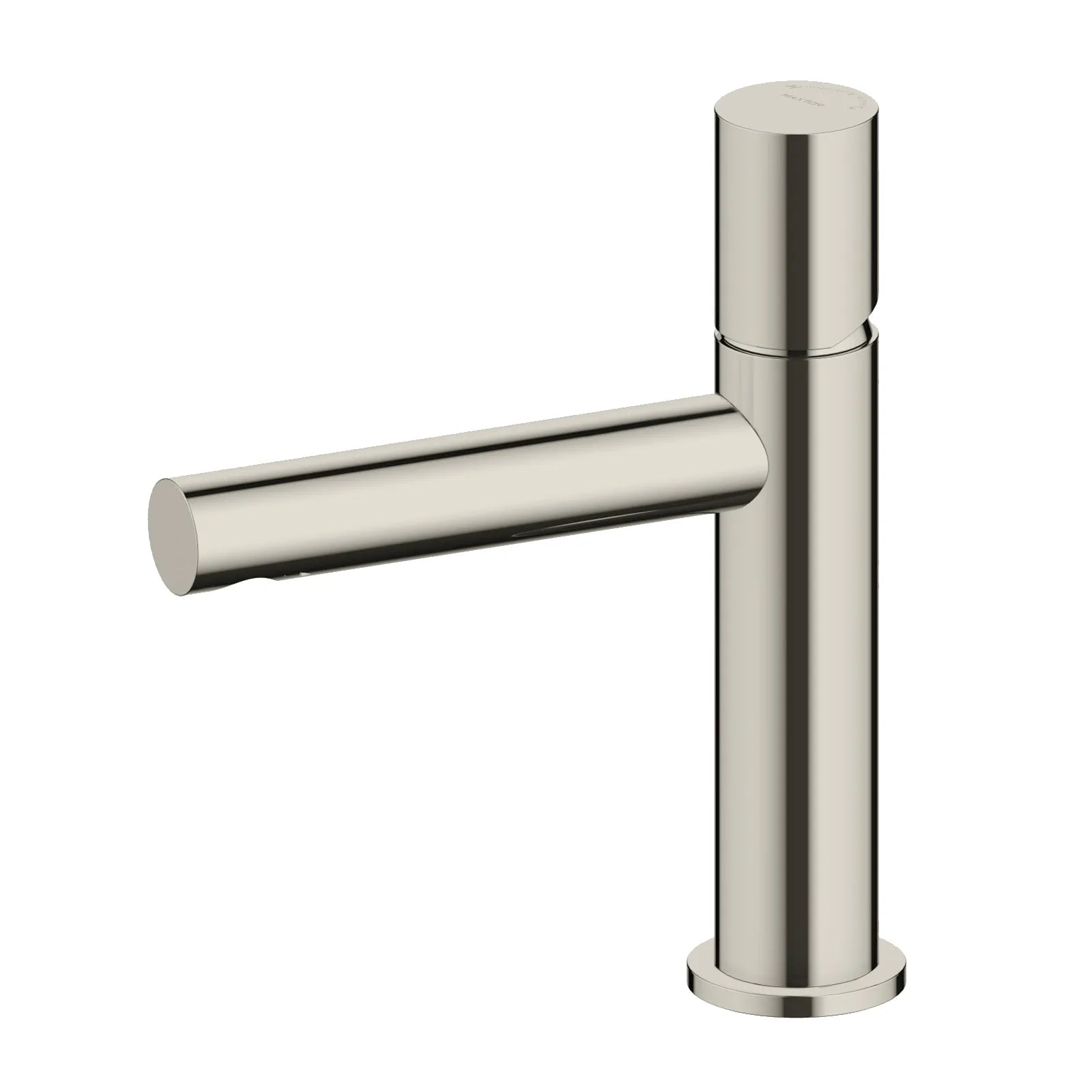 MAXTOR Single Hand-Wheel Basin Faucet with Lead-Free Brass Body & Neoperl Aerator-AB000032 Brushed Nickel