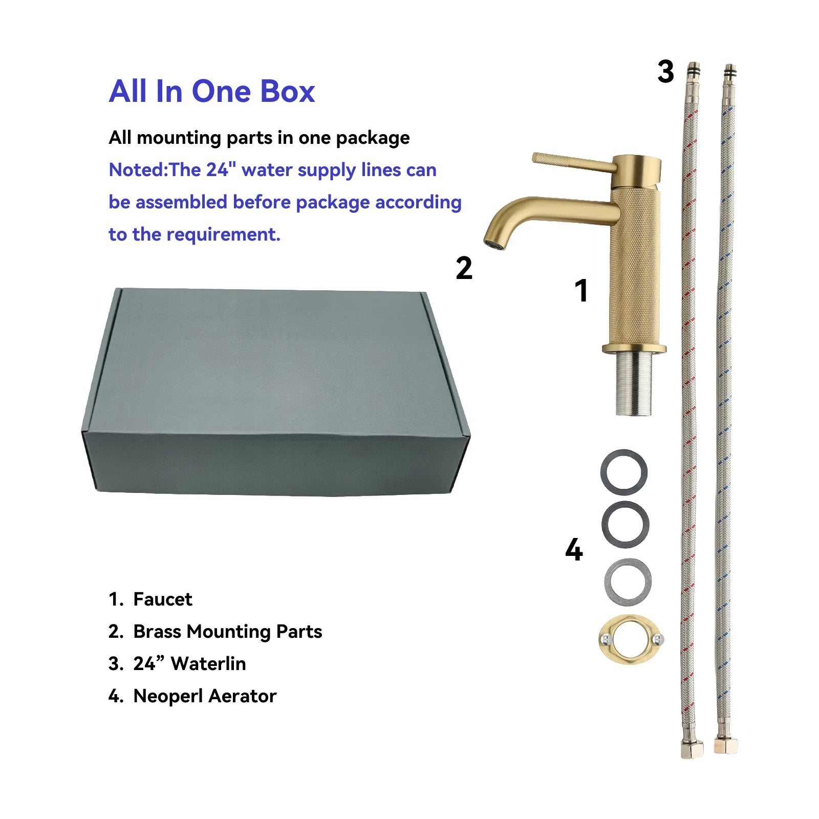 MAXTOR S-COOL Series Bathroom Vanity Basin Faucet – Knurled Luxury Single Handle Mixer Tap-AB000033