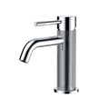MAXTOR S-COOL Series Bathroom Vanity Basin Faucet – Knurled Luxury Single Handle Mixer Tap-AB000033 Chrome