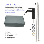 MAXTOR S-COOL Series Bathroom Vanity Basin Faucet – Knurled Luxury Single Handle Mixer Tap-AB000033