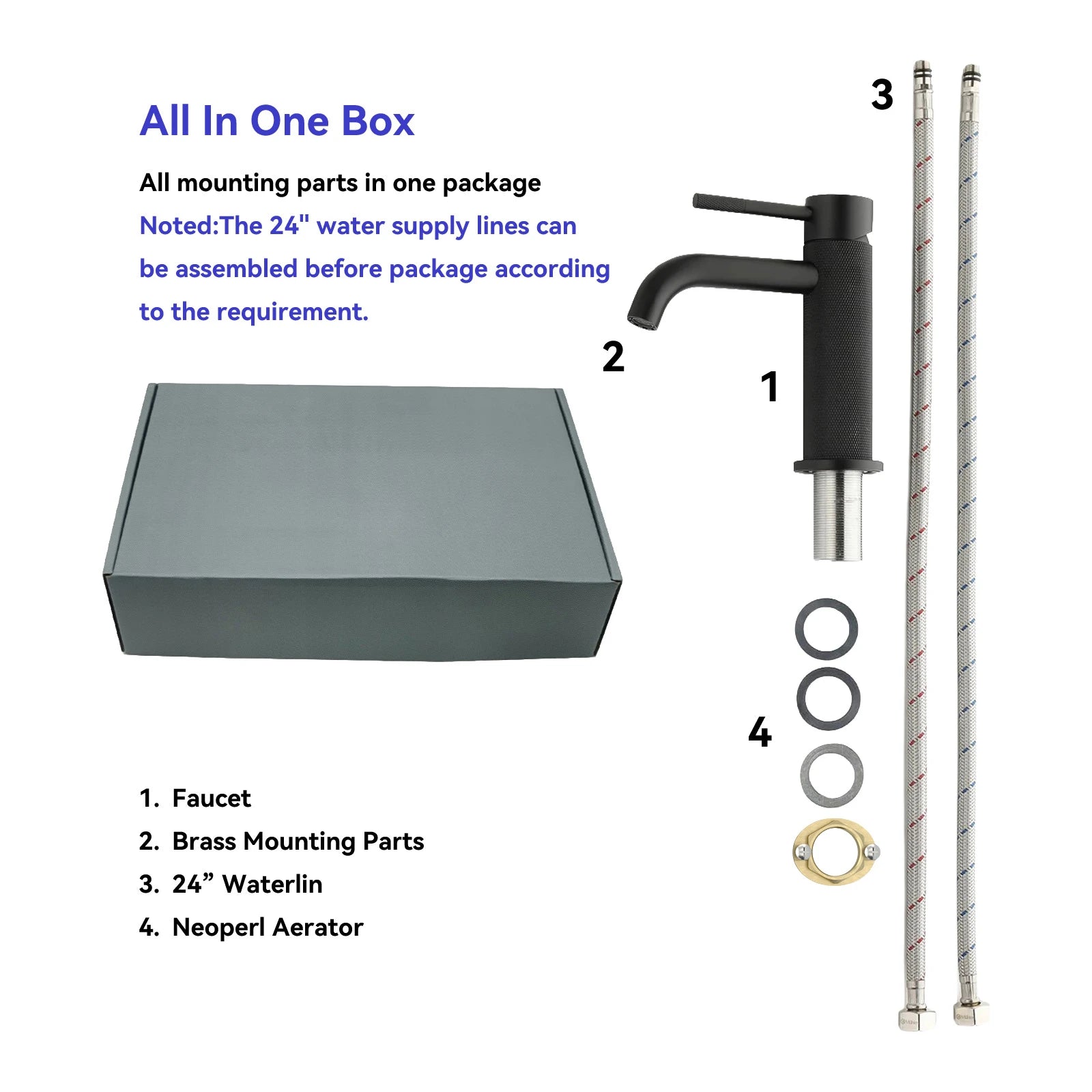 MAXTOR S-COOL Series Bathroom Vanity Basin Faucet – Knurled Luxury Single Handle Mixer Tap-AB000033