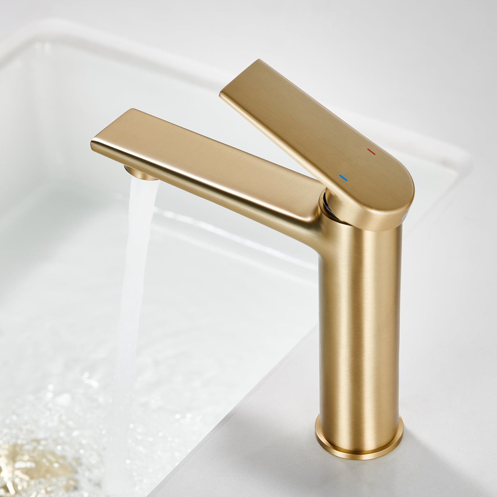 Single Level Handle Bathroom Faucet-Bathroom Vanity Basin Faucet-AB000064