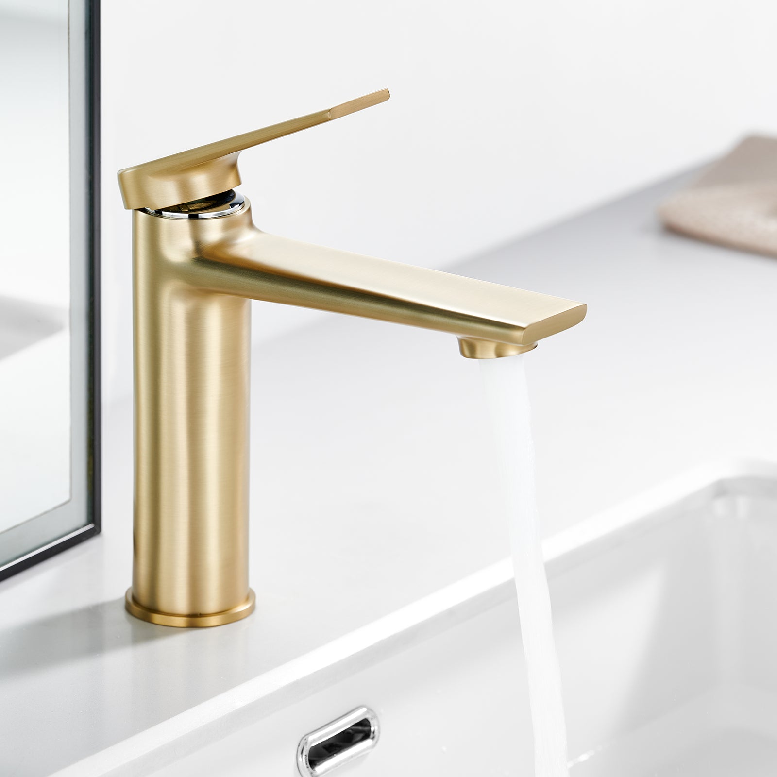 Single Level Handle Bathroom Faucet-Bathroom Vanity Basin Faucet-AB000064