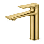 Single Level Handle Bathroom Faucet-Bathroom Vanity Basin Faucet-AB000064 Brushed Gold