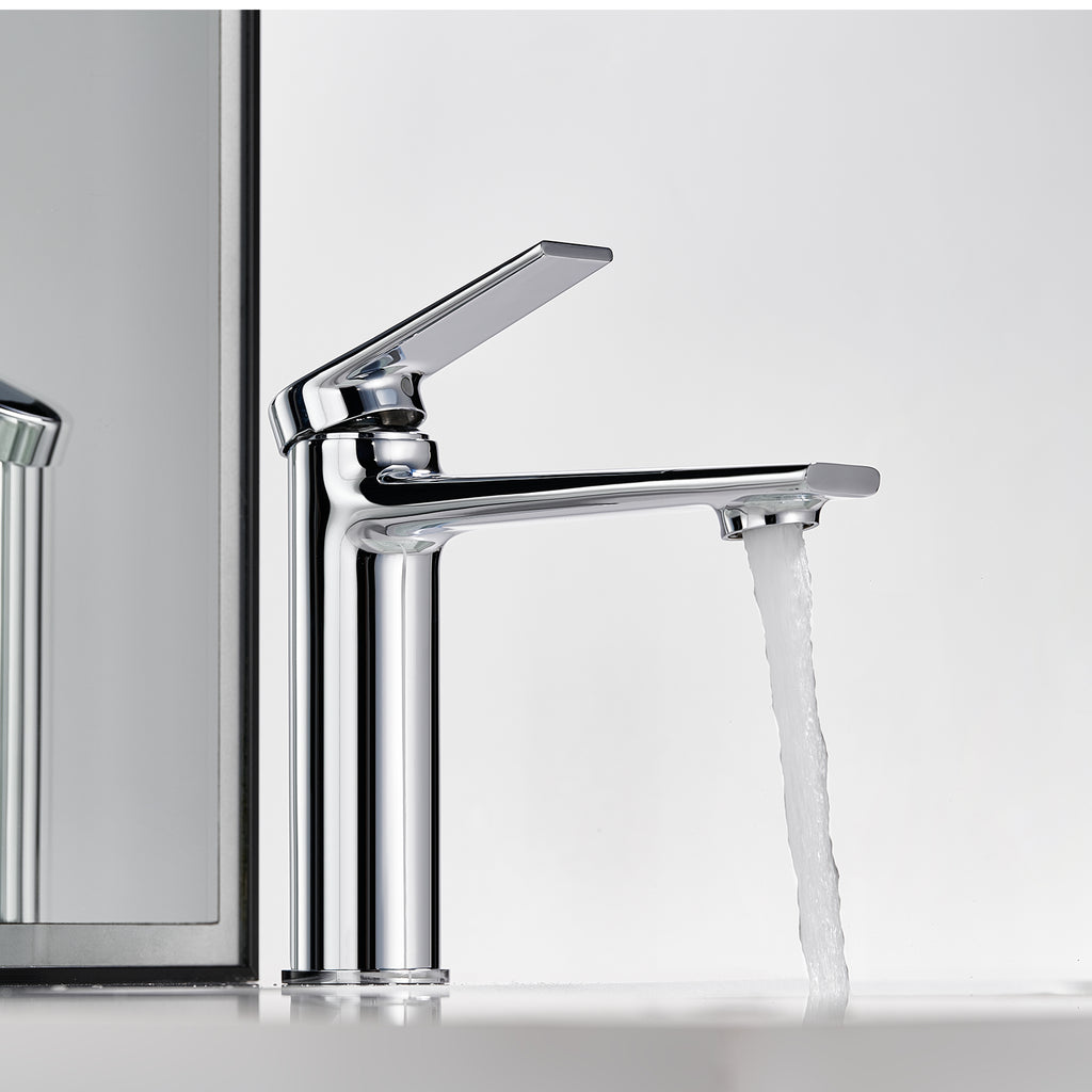 Single Level Handle Bathroom Faucet-Bathroom Vanity Basin Faucet-AB000064