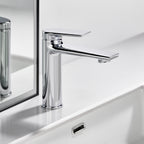 Single Level Handle Bathroom Faucet-Bathroom Vanity Basin Faucet-AB000064