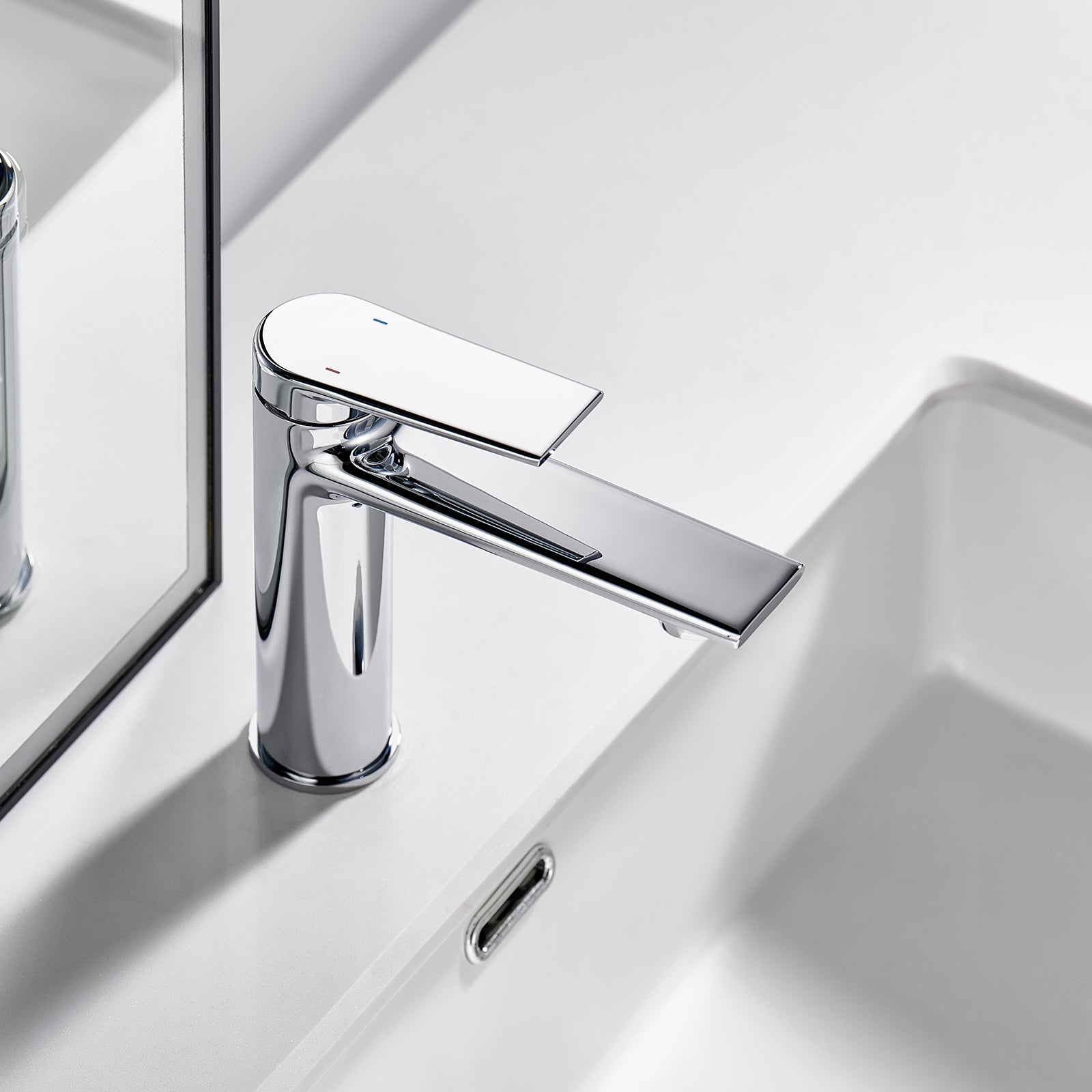 Single Level Handle Bathroom Faucet-Bathroom Vanity Basin Faucet-AB000064