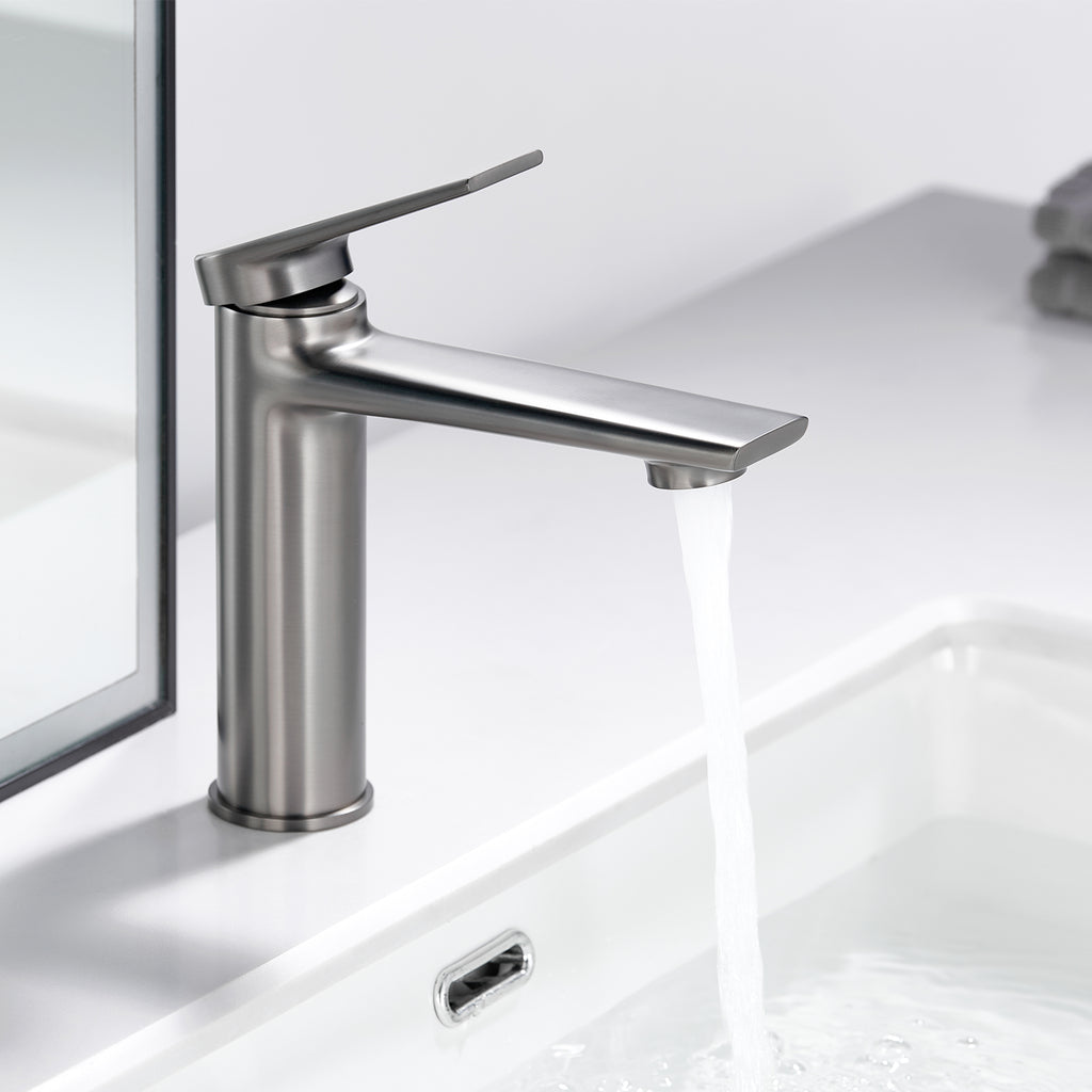 Single Level Handle Bathroom Faucet-Bathroom Vanity Basin Faucet-AB000064