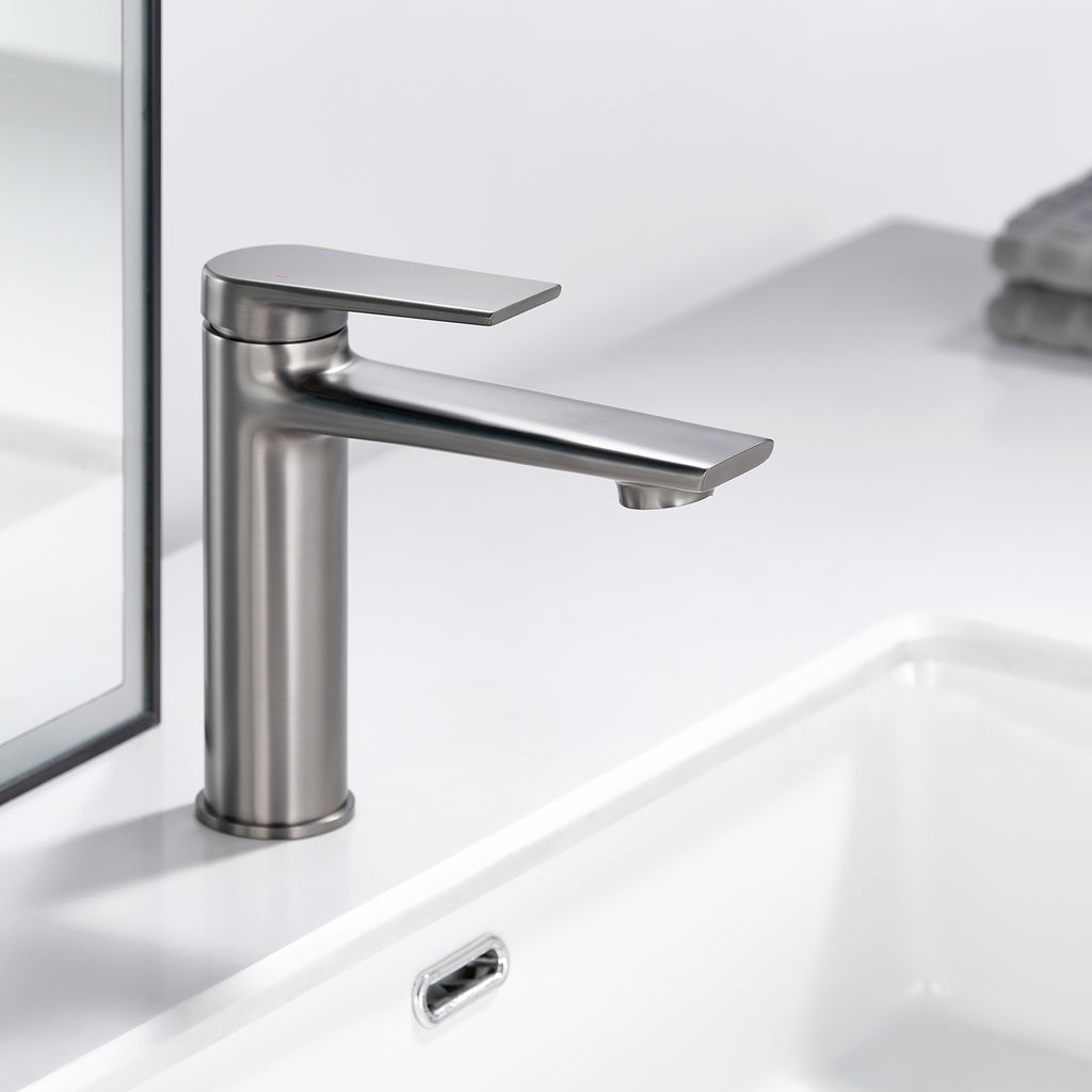 Single Level Handle Bathroom Faucet-Bathroom Vanity Basin Faucet-AB000064