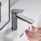 Single Level Handle Bathroom Faucet-Bathroom Vanity Basin Faucet-AB000064