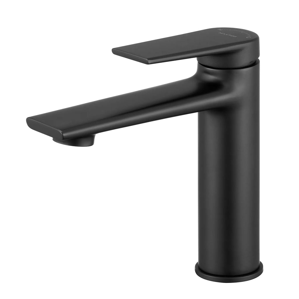 Single Level Handle Bathroom Faucet-Bathroom Vanity Basin Faucet-AB000064 Matte Black