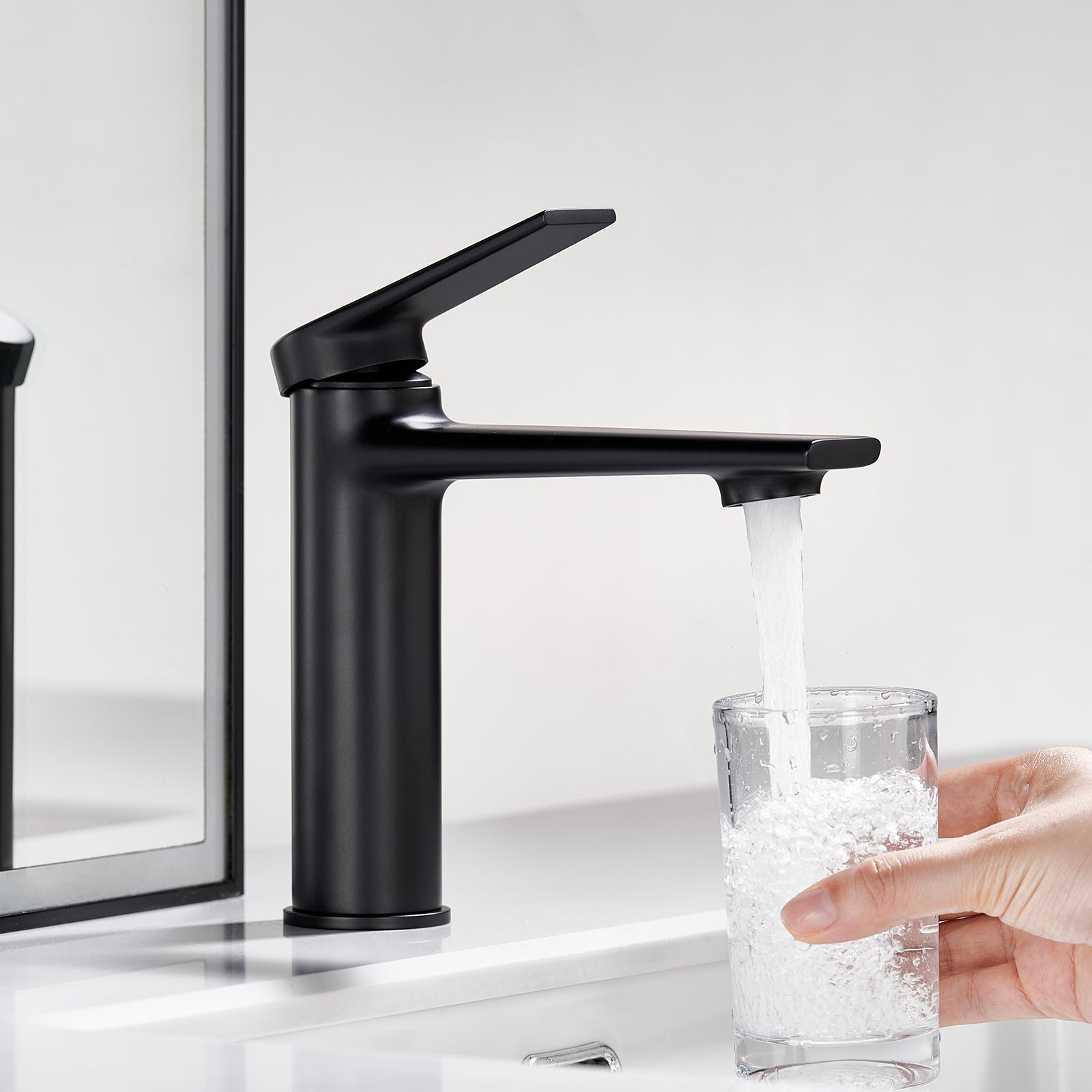 Single Level Handle Bathroom Faucet-Bathroom Vanity Basin Faucet-AB000064