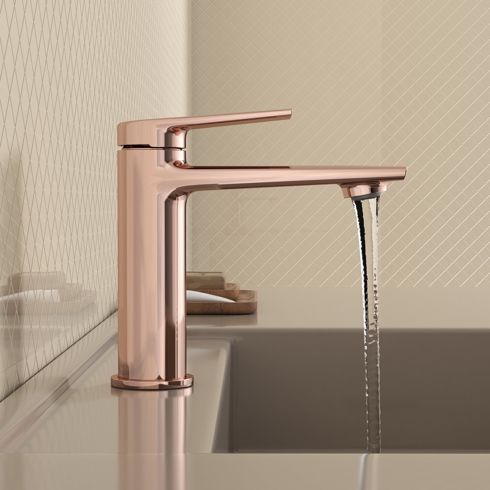 Single Level Handle Bathroom Faucet-Bathroom Vanity Basin Faucet-AB000064