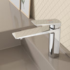 MAXTOR Single Hole Bathroom Vanity Basin Faucet with Neoperl Aerator & Supply Lines-AB000065