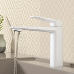 MAXTOR Single Hole Bathroom Vanity Basin Faucet with Neoperl Aerator & Supply Lines-AB000065