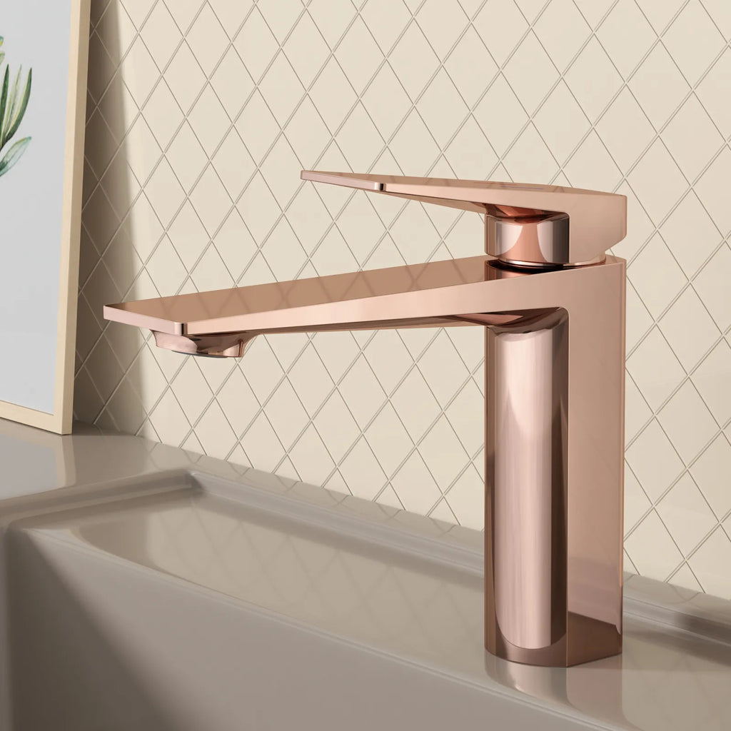 MAXTOR Single Hole Bathroom Vanity Basin Faucet with Neoperl Aerator & Supply Lines-AB000065