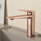 MAXTOR Single Hole Bathroom Vanity Basin Faucet with Neoperl Aerator & Supply Lines-AB000065