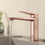 MAXTOR Single Hole Bathroom Vanity Basin Faucet with Neoperl Aerator & Supply Lines-AB000065