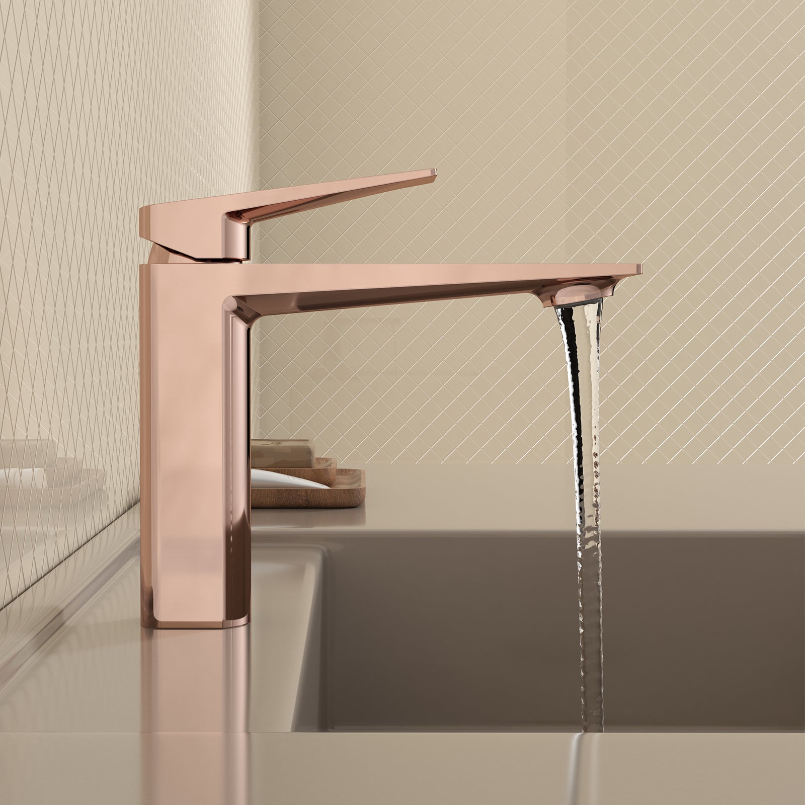 MAXTOR Single Hole Bathroom Vanity Basin Faucet with Neoperl Aerator & Supply Lines-AB000065