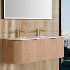 MAXTOR Loop Handle Bathroom Vanity Basin Faucet – Single Hole Mixer Tap – AB000069