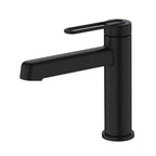 MAXTOR Loop Handle Bathroom Vanity Basin Faucet – Single Hole Mixer Tap – AB000069 Matte Black