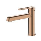MAXTOR Loop Handle Bathroom Vanity Basin Faucet – Single Hole Mixer Tap – AB000069 Rose Gold