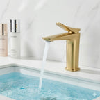 Heavy Duty Single Handle Bathroom Basin Faucet – Deck Mount Basin Mixer – AB000076