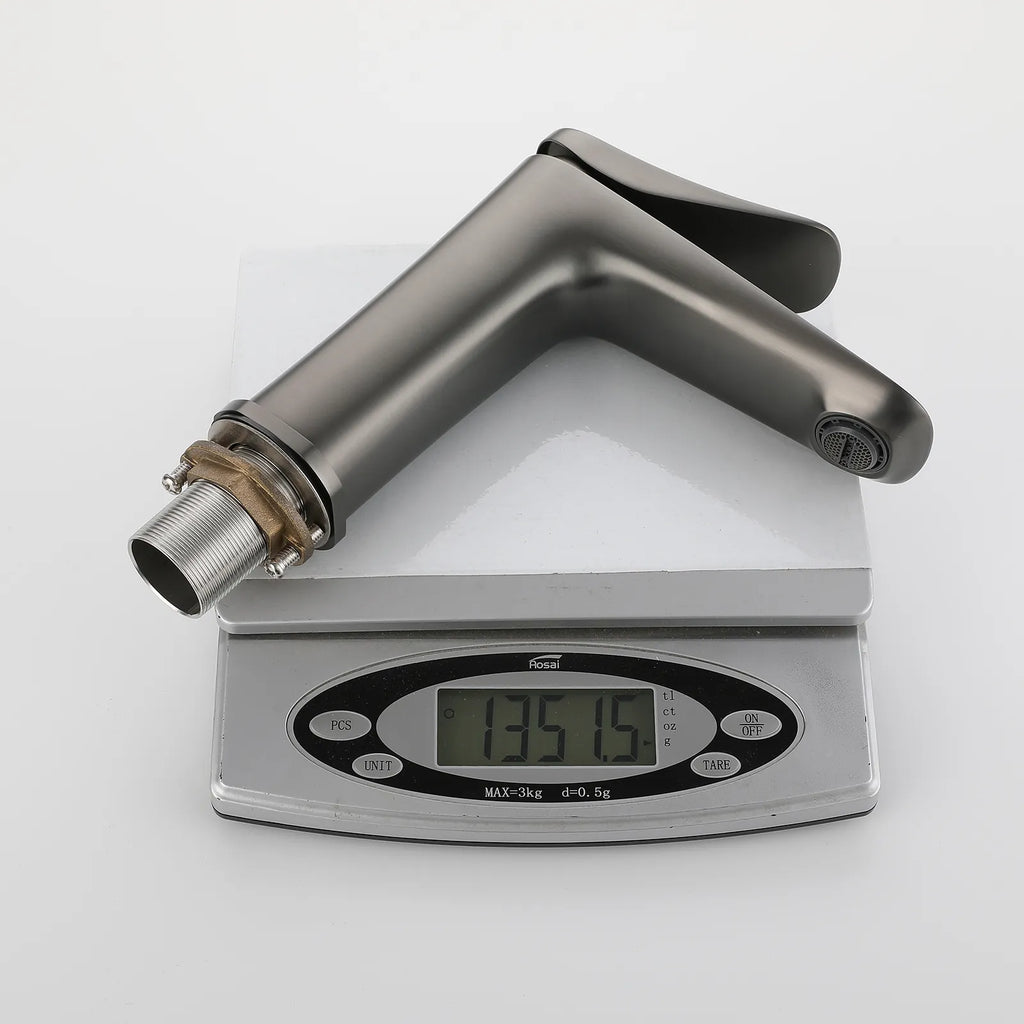 Heavy Duty Single Handle Bathroom Basin Faucet – Deck Mount Basin Mixer – AB000076