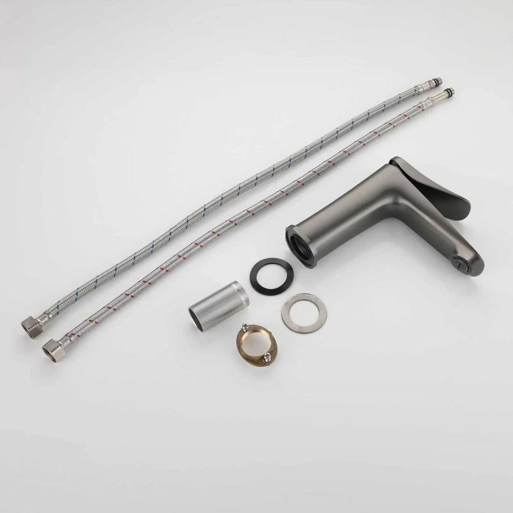 Heavy Duty Single Handle Bathroom Basin Faucet – Deck Mount Basin Mixer – AB000076