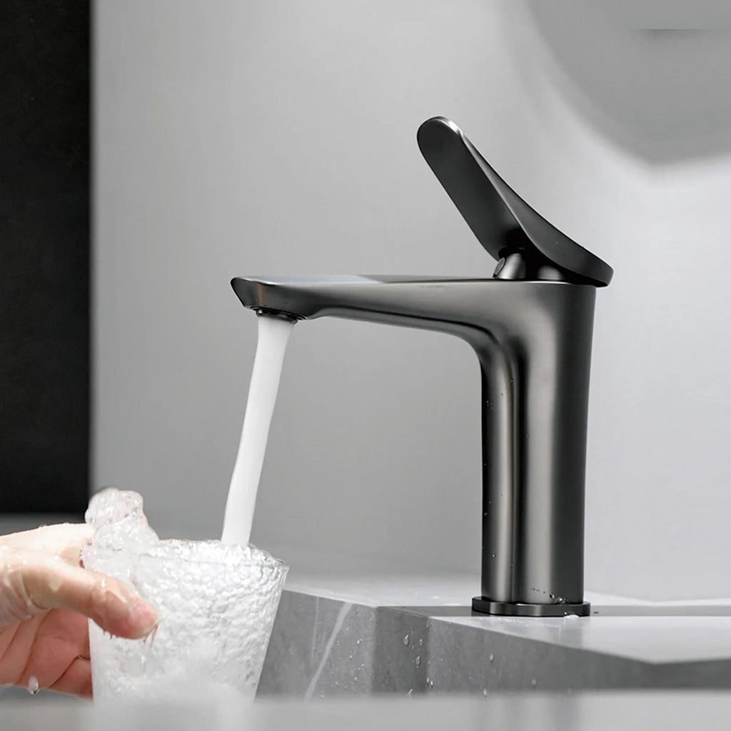 Heavy Duty Single Handle Bathroom Basin Faucet – Deck Mount Basin Mixer – AB000076