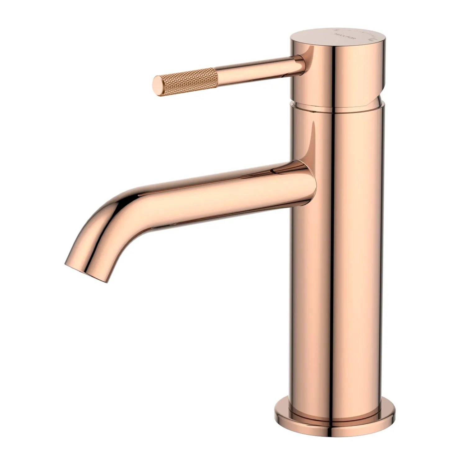 Circular Bathroom Basin Faucet – Solid Brass Single Lever Mixer AB000004 Rose Gold