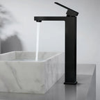 Modern Tall Basin Faucet – Solid Brass, Neoperl® Aerator, Citec® Cartridge AB001000