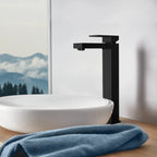 Modern Tall Basin Faucet – Solid Brass, Neoperl® Aerator, Citec® Cartridge AB001000