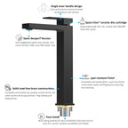 Modern Tall Basin Faucet – Solid Brass, Neoperl® Aerator, Citec® Cartridge AB001000