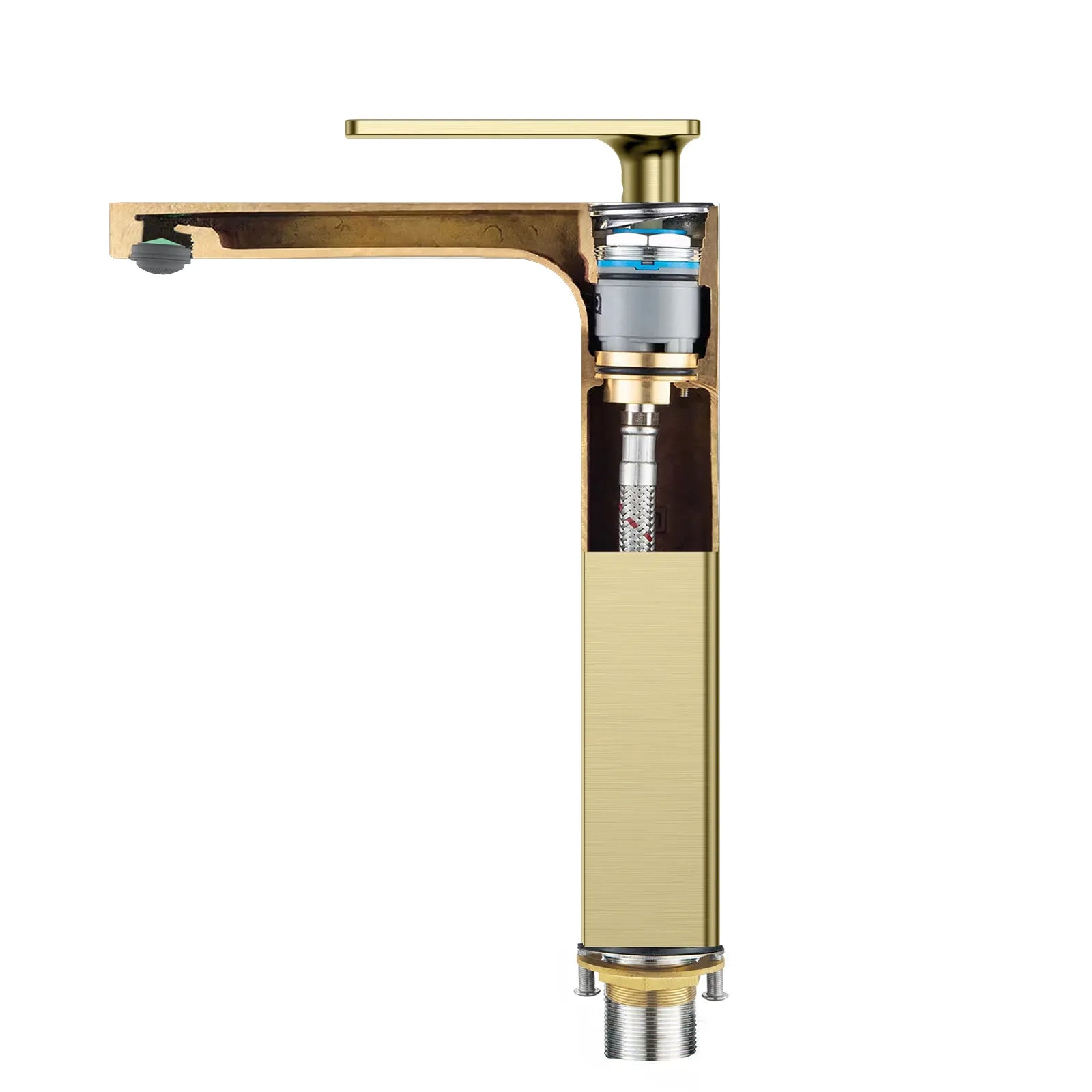 Rihine Bathroom vessel Faucet with Neoperl Aerator –AB001001
