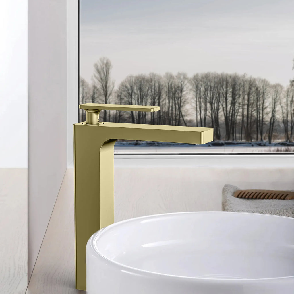 Rihine Bathroom vessel Faucet with Neoperl Aerator –AB001001